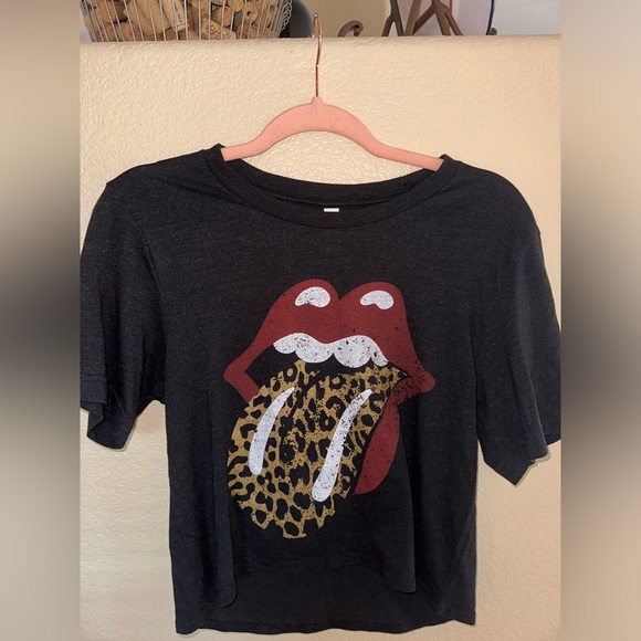 AC/DC Leopard Graphic T-Shirt - Picture 1 of 3